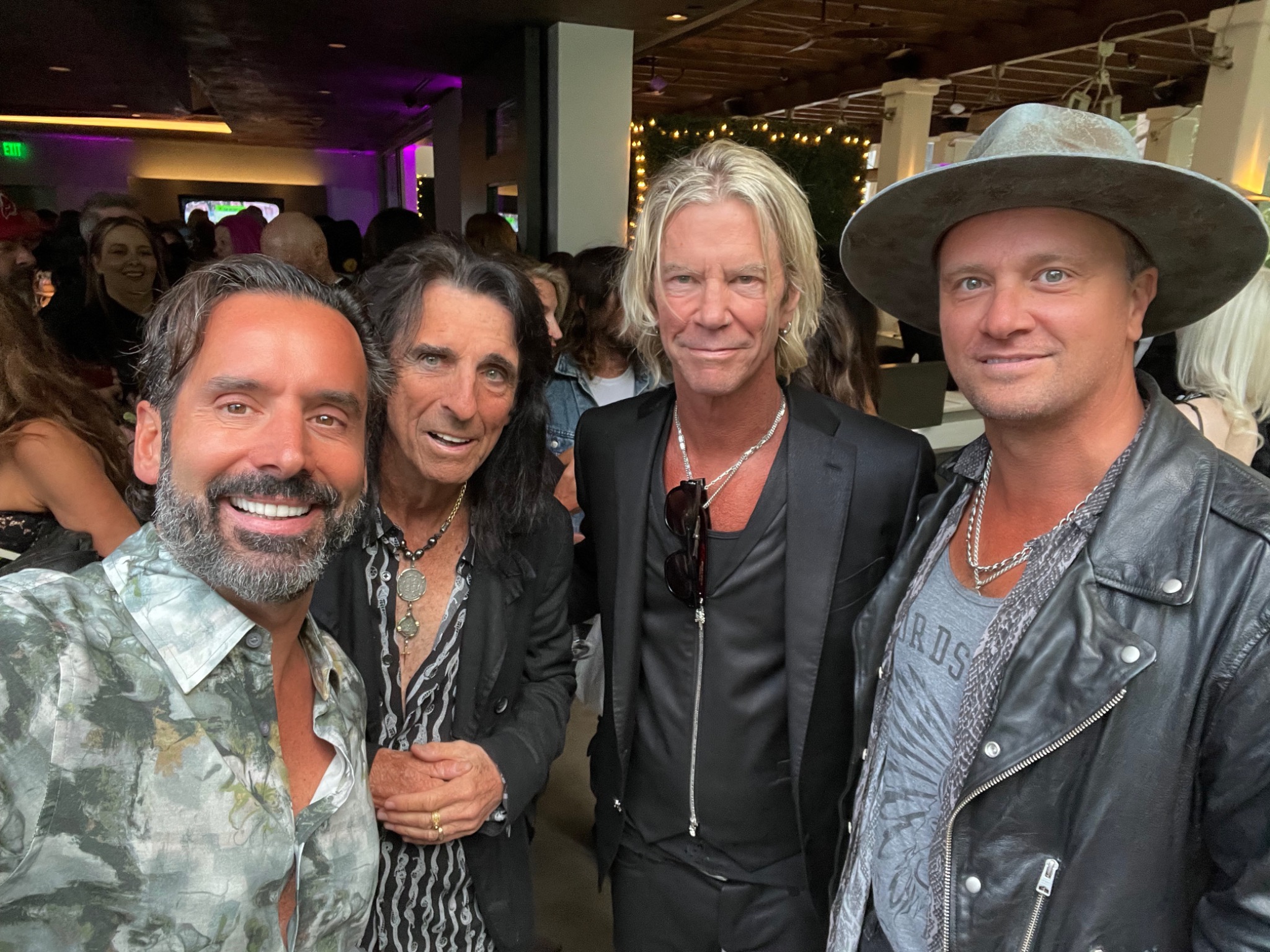 Kent Speakman with entertainment collaborators