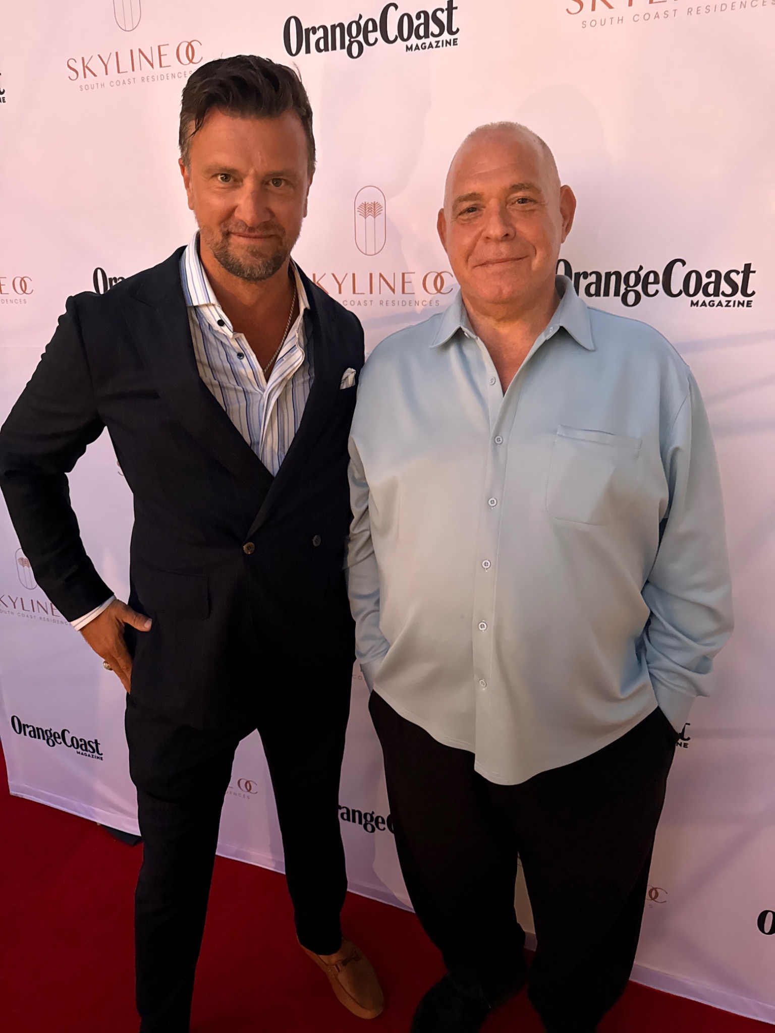 Kent Speakman with an event guest