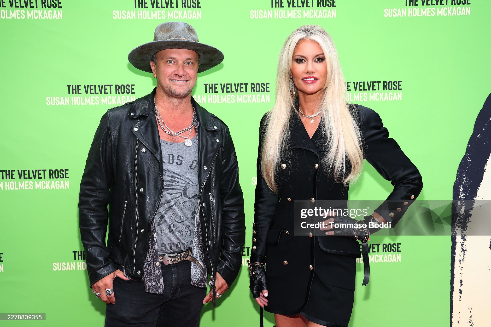 Kent Speakman with a guest at an entertainment event