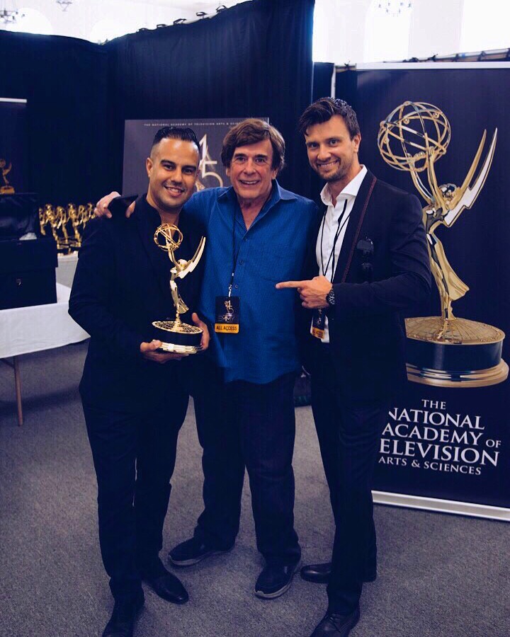 Kent Speakman at an awards event with collaborators